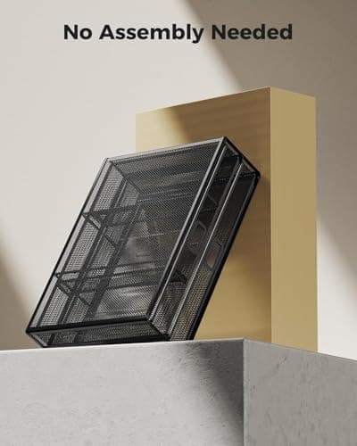 HUANUO 2 Tier Monitor Stand, Metal Monitor Riser with Drawer, Desk Organizer, Monitor Stand with Storage, Desktop Computer Stand for PC, Laptop, Printer 7