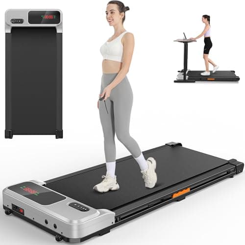 FUNMILY Walking Pad 3 in 1 Under Desk Treadmill, 300lbs Weight Capacity, 2.5 HP Quiet Portable Walking Treadmill, Walking Jogging Machine Remote Control LED Display Small Treadmills for Home Office