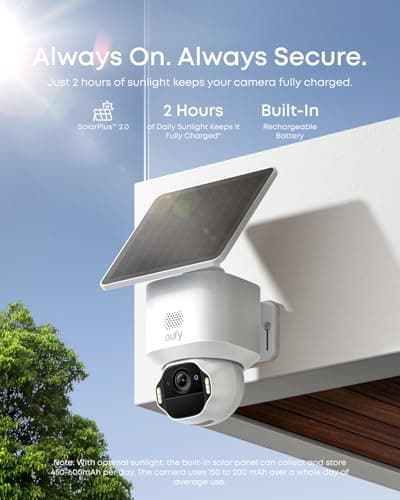eufy Security SoloCam E42 4-Cam Kit (HomeBase S380), 4K Security Camera Wireless Outdoor, Solar Powered, AI Motion Tracking, Strobe Light, Pan & Tilt, Facial Recognition, Local Storage Up to 16 TB 6