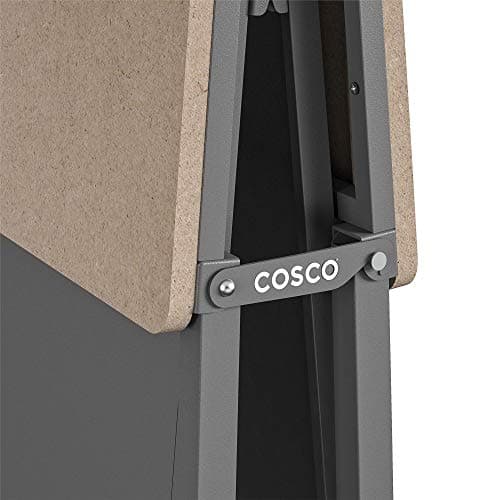 COSCO SmartFold Portable Workbench/Folding Utility Table with Locking Casters, 600 lb. Capacity, MDF Top 9