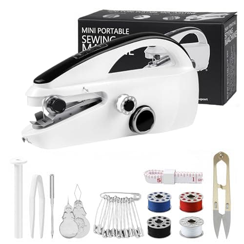 Handheld Sewing Machine,Portable,Mini Sewing Machine,Easy to Use,Fast Sewing Speed,Suitable for Sewing Clothes,Fabric,DIY Home Machine for Beginners