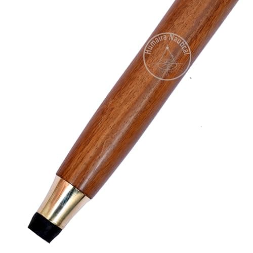 Vintage Brass Walking Stick – Handmade Wooden Cane with Solid Brass Handle – Antique Style Collectible Walking Cane for Men, Women & Seniors – Unique Gift Idea 8