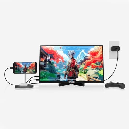 Kado Tablet Stand for Portable Monitor, Adjustable Tablet Holder Foldable, iPad Accessories for Office Compatible with Kindle, Switch, Surface Pro, iPad Pro/Air/Mini, iPhone Pro/Max/Plus 5