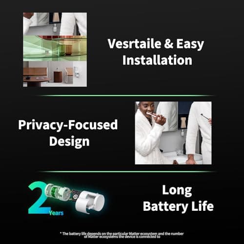 Aqara Motion and Light Sensor P2, Motion Detector with Light Sensor, Matter Over Thread, Requires 2-in-1 Matter Controller & Thread Border Router, Supports Apple Home, Alexa 6