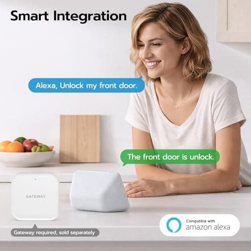 Fingerprint Smart Door Lock with Handle: Keyless Entry Keypad Lock for Front Door, Nyboer Electronic Digital Lock, Lockset Replacement for Exterior Doors 9