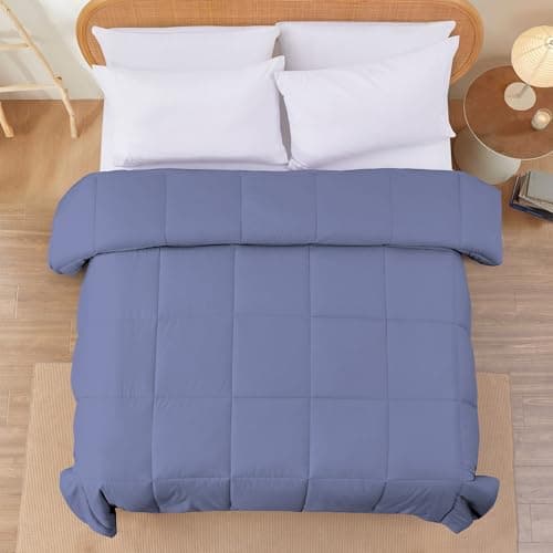 Modern Threads Down Alternative Reversible Comforter Blue/Cream Twin 7