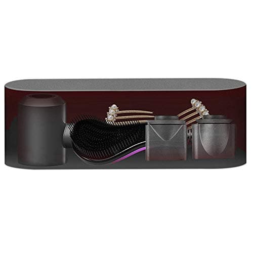 Meijunter (Black) PU Leather Hard Case Compatible with Dyson Supersonic Hair Dryer,Travel Portable Case Cover Bag Storage for Hair Dryer 3