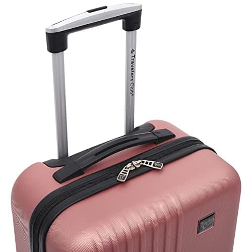 Travelers Club Cosmo Luggage, Rose Gold - 20 Inch, 20-Inch 6
