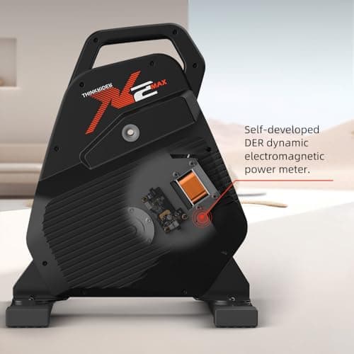 ThinkRider X2Max Smart Bike Trainer Cycle Trainer Bicycle Trainer, Quiet Portable Design for Indoor Driving, Simulates 18% Slope, ANT + & BLE 7