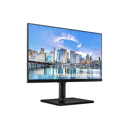 SAMSUNG FT45 Series 24-Inch FHD 1080p Computer Monitor, 75Hz, IPS Panel, HDMI, DisplayPort, USB Hub, Height Adjustable Stand, 3 Yr WRNTY (LF24T454FQNXGO),Black 17