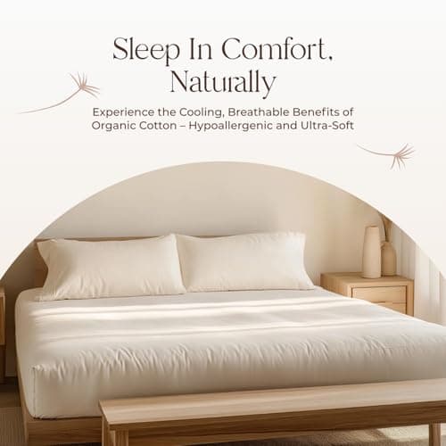 Organic Waterproof Mattress Protector Twin Size - 100% Waterproof Mattress Pad with Extra Soft Quiet & Breathable Triple Layer Protection - GOTS Certified Machine Washable Deep Pocket Design (Twin) 9