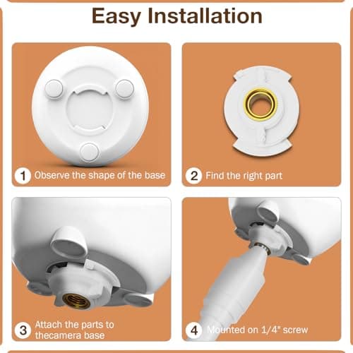 Baby Monitor Mount, Flexible Gooseneck Clip Clamp Stand Holder Compatible with HelloBaby, VTech, TP-Link, Kasa Smart, GoodBaby, Tapo, Eufy Security, Babysense, Vtimes, Kidsneed 7