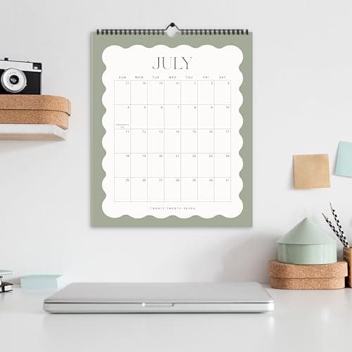 Aesthetic 2026 Wall Calendar - Runs from January 2026 Until July 2027 - The Perfect Large Modern Calendar Planner for Easy Organizing 6
