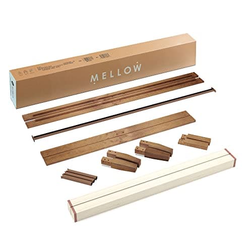 Mellow Naturalista Classic - 12 Inch Solid Wood Platform Bed with Wooden Slats, No Box Spring Needed, Easy Assembly, Full, Natural Pine 9