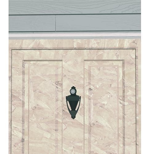 TB-SENROCA Elegant 5 Inch Matte Black Door Knocker with 180 Degree Peephole - Perfect for Front Door Security - Includes Door Viewer Peephole and Door Knockers for Front Door 7