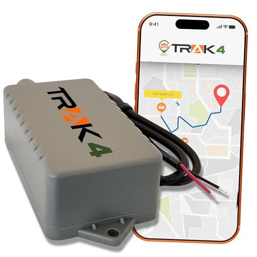 Trak-4 12v Hardwired GPS Tracker. Durable, Reliable Track Trailers, Equipment, Vehicles, Assets. Long Battery Life, Waterproof, Worldwide. Low-Cost Subscription Required.