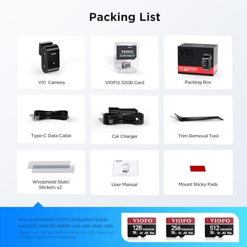 【Bundle: VS1 + CPL】 VIOFO VS1 Mini Dash Cam, 1440P/2K HDR Dashcam, STARVIS 2 Sensor, Free 32GB SD Card, 5GHz Wi-Fi Voice Control Car Dash Camera with GPS, Night Vision 2.0 9