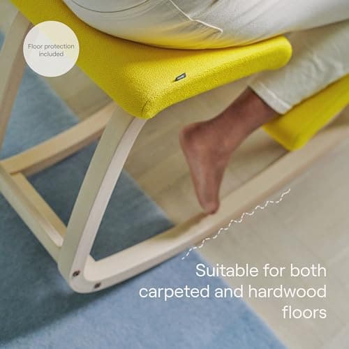 Varier Variable Natural/Black Ergonomic Kneeling Chair – Multi-Purpose Rocking Seat for Home, Office and Study – 10 Year Quality Guarantee 7