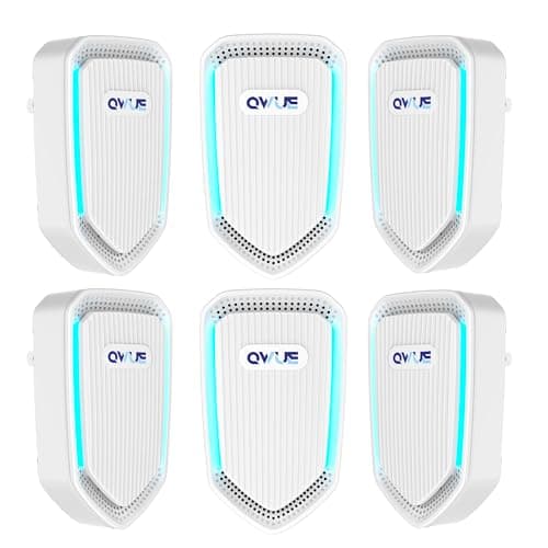 6Pack Air Ionizer Plug In, Filterless Home Negative Air Purifier, Quiet Air Freshener Portable Cleaner for Odors Smoke Dust, Air Purifiers for Home Office, Bedroom, Bathroom