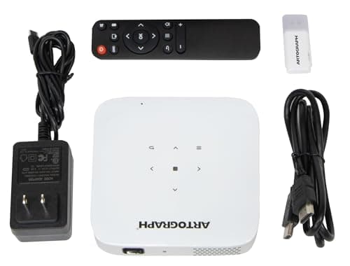 Artograph Smart HD Digital Art Projector with Focus Grid, Remote, Wi Fi and Case, Flare 500, White – Portable Mini Projector Screen System for Artists 2