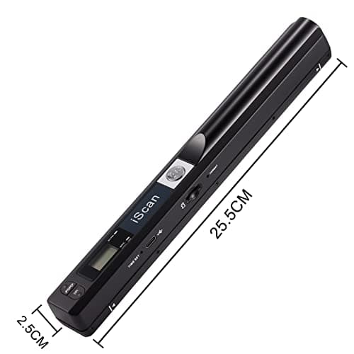 Portable Document Scanner, AOZBZ 900DPI Handheld Image Scanner, Scanning Wand,A4 Colour Photo Mobile Scanner Handy Scan (JPG/PDF Format, High Speed USB 2.0, Included 16G SD Card) 6