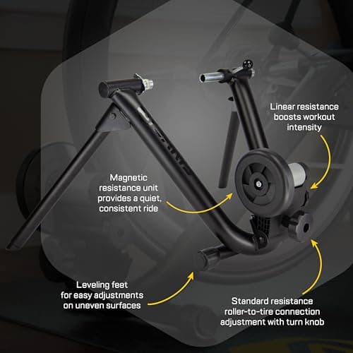 Saris Magnetic Indoor Bike Trainer, Magnetic Resistance, Compatible with Zwift App 7