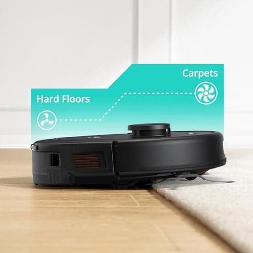 eufy L50 SES Robot Vacuum with 60 Day Self-Empty Station, Multi-Floor Cleaning,Precise iPath Laser Navigation, Customizable Al Mapping, Ideal for Hard Floor Tile Carpet (Renewed) 5