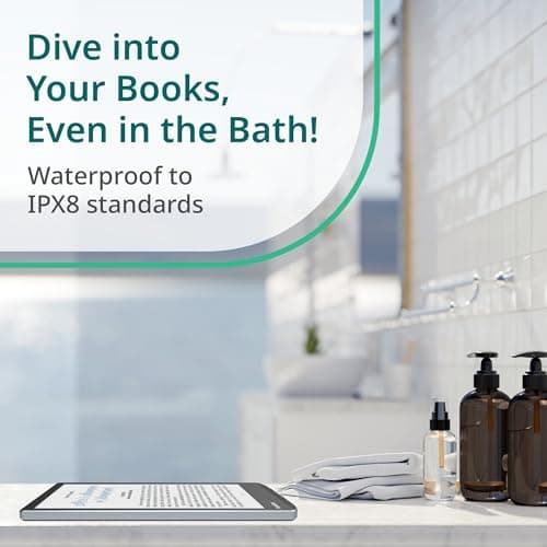 PocketBook InkPad Color 3 E Ink E-Reader 32GB - Enhanced 7.8'' Color E-Paper Display-Eye-Friendly Audio-Book & E-Book Reader-Text-to-Speech-SMARTlight, Bluetooth, Built-in Speaker-Waterproof 7