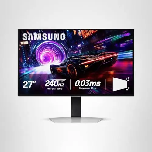 SAMSUNG 27-inch Odyssey QD-OLED G8 (G81SF), 4K, 240Hz, Gaming Monitor, 0.03ms Response Time, DisplayHDR True Black 400, AMD FreeSync™ Premium Pro, Ergonomic Stand, LS27FG810SNXZA, 2025 23