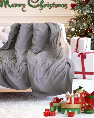 TCOMAKE Electric Heated Blanket Queen Size, 84 * 90 Inchs Flannel Warm Blanket with 10 Heat Settings, 10 Hours Auto Shut Off, Fast Heating Warming Blankets, Machine Washable, Grey 8