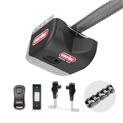 Genie Chain Drive 500 Garage Door Opener - Model 1035 - Reliable Chain Drive Garage Opener,Black