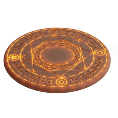 Large Magic Array Wireless Charger, for Mobile Phones Cell of with Qi Certification, Mobile Power with Magic Effect, 10w,Gold