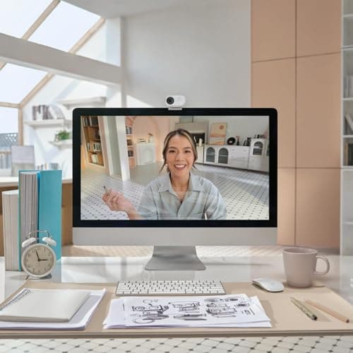 Insta360 Link 2C - 4K Webcam for PC/Mac, 1/2" Sensor, Auto Framing, HDR, AI Noise-Canceling Mic, Gesture Control for Streaming, Video Calls, Gaming, Works with Zoom, Teams, Twitch & More 9