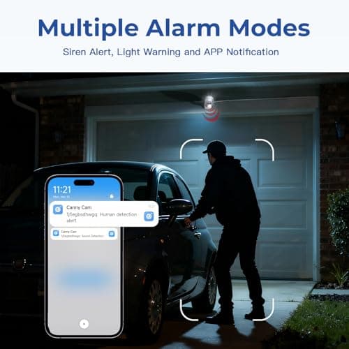 4MP Cameras for Home Security with Audio and Video, Indoor Security Camera for Baby Monitor, 2.4g/5g Outdoor Cameras for House/Pet/Baby, Plug and Play, Support 128G Card Storage (Not Included), Wired 7