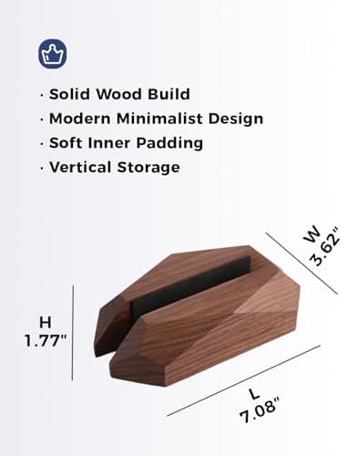 Nuvograin Adjustable Vertical Laptop Stand, MacBook Holder Wood, Wooden Laptop Stand,Vertical Laptop Holder for Desk, Width Adjustable Dock Fits All MacBook/Surface Pro 7