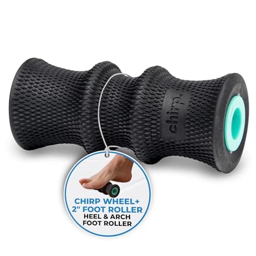 Chirp Wheel Foam Roller – Targeted Back & Neck Relief, Lumbar Spine Stretcher, Spinal Decompression Back Stretcher, Massage Roller with Density Foam for Physical Therapy, Supports 500lbs, 2-Inch Mint
