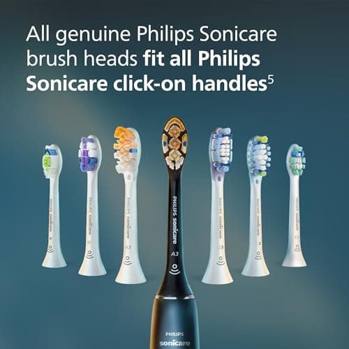 Philips Sonicare C2 Plaque Control - Genuine Replacement Electric Toothbrush Heads, White, 3 Pack, HX9023/65 7