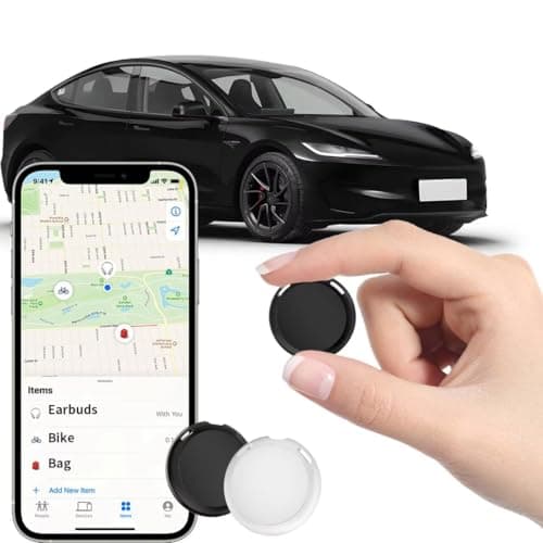 2 Pack GPS Trackers for Vehicles Work with Find My (iOS Only) Real Time Mini Car Item Finder Global Coverage Hidden Car Locator Tracking Device No Monthly Fee or Subscription No SIM Card Required