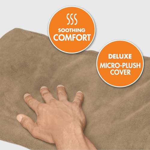 Deluxe Heating Pad Moist/Dry Heat Therapy 8