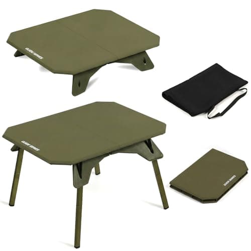 TOPCHANCES Folding Camping Table Outdoor,Ultralight Aluminum Camping Tables Multifunctional Portable Folding Table with Carrying Bag for Holiday Festival Camping Travel Picnic Grilling