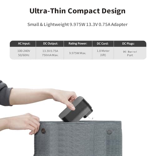 Tonton 13.3V Charger Comaptible with Shark CH950 CH951 UltraCyclone Pro Plus Cordless Handheld Pet Vacuum Cleaner CH950C CH951C CH955 CH963AMZ CH964AMZ, 6FT Charging Cord Power Adapter Replacement 9