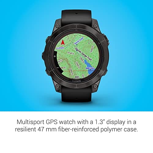 Garmin fēnix 7 Pro Sapphire Solar, Multisport GPS Smartwatch, Built-in Flashlight, Solar Charging Capability, Black 5