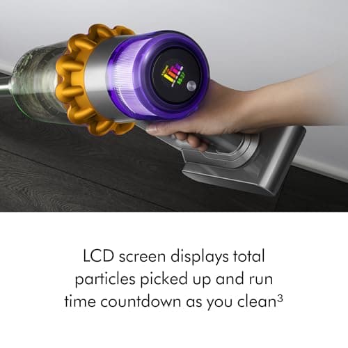 Dyson V15 Detect Plus Cordless Vacuum, Illumination Reveals dust, 240AW, 3 Power Modes, Up to 60 Minutes,² Deep Cleans Hard Floors and Carpets, Detangles pet Hair, Converts to Handheld 9