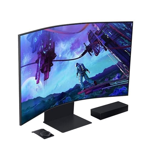 Samsung 55" Odyssey Ark 2nd Gen 4K UHD 1000R Curved Gaming Monitor, 165Hz, 1ms, 4 Input Multi View, Quantum Mini-LED, AMD FreeSync Premium Pro, HDR 10+, Height Adjustable Screen, LS55CG970NNXGO 11