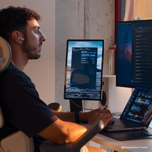 SOTSU FlipAction Pro 16" Gen2 Premium Portable Monitor | Super Compact | Pivot Rotate | 2560x1600 DCI P3 | 120Hz | 400 Nits | Full Metal CNC | Perfect Match for Mac and Windows (Universe Black) 6