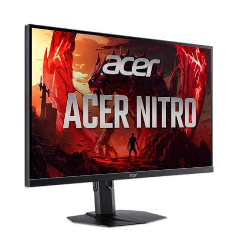 acer Nitro 27” WQHD 2560 x 1440 Gaming IPS MiniLED Monitor | AMD FreeSync Premium | 320Hz Refresh Rate | Up to 0.5ms | AdobeRGB 99% | 1 x Display Port 1.4 & 2 x HDMI 2.1 Ports | XV275U F3biipprx 8