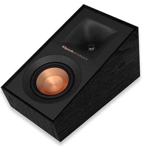 Klipsch Reference Next Generation R-40SA Dolby Atmos High-Performance, Horn-Loaded Elevation Surround Speaker Pair for Best-in-Class Immersive Home Theater in Black