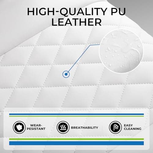 GTPLAYER Gaming Chair, Computer Chair with Footrest and Lumbar Support, Height Adjustable Gaming Chair with 360°-Swivel Seat and Headrest for Office or Gaming 8