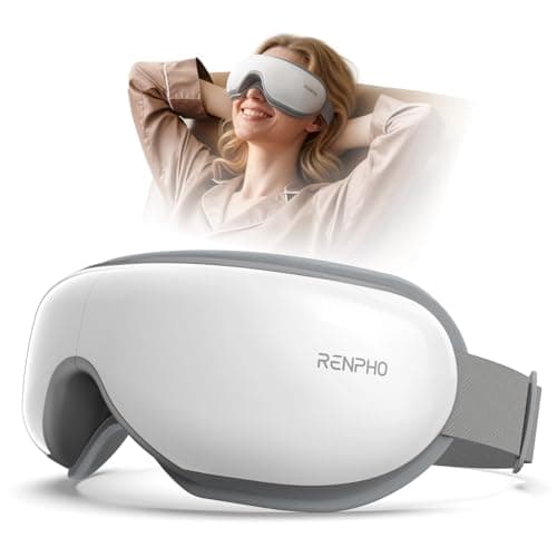 RENPHO Eye Massager with Heat, Mothers Day Birthday Gifts for Mom Women Men Her, FSA Eligible HSA Eye Mask for Migraine Relief,Sleep Mask for Dry Eyes Relax, Reduce Strain for Men Dad Eyeris 1