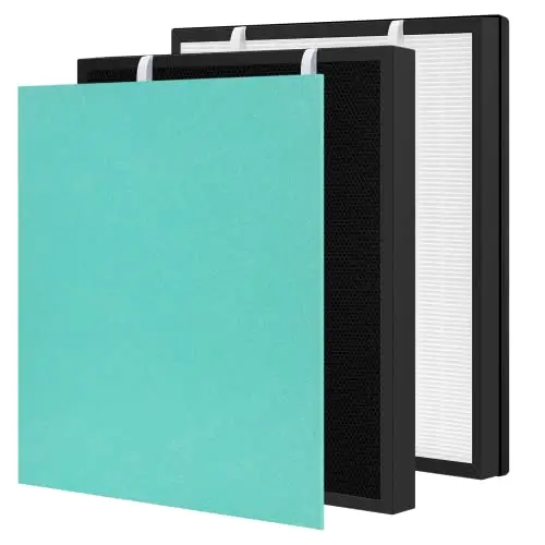 RFM80 Replacement Filter for Max Air Purifier (Model OVHM80), with 3-in-1 HEPA and High-Efficiency Activated Carbon Filter, Compared to Part #RFM80, 1 Set